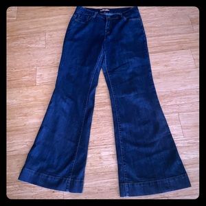 Makers of True Originals wide bottom jeans.